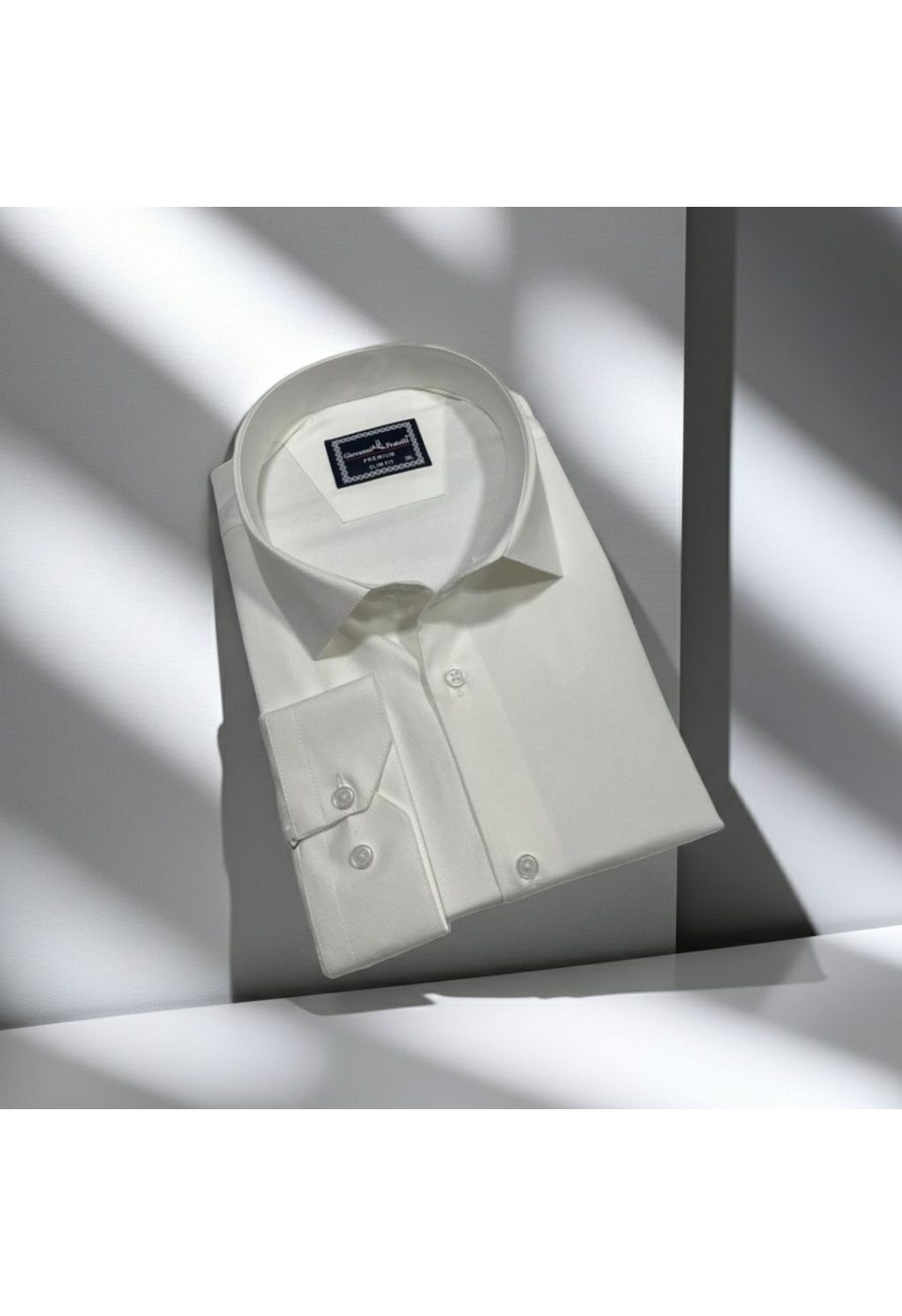 Büyük Beden Slim Fit Uzun Kol Desenli Jakar Erkek Gömlek 4GMK316090002 - Giovanni Fratelli