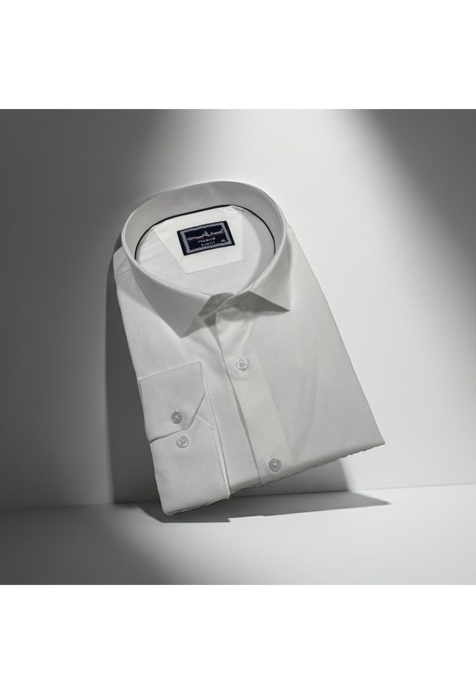 6091 BT CR JKR 001 Büyük Beden Slim Fit Uzun Kol Desenli Jakar Erkek Gömlek 4GMK316091001 - Giovanni Fratelli