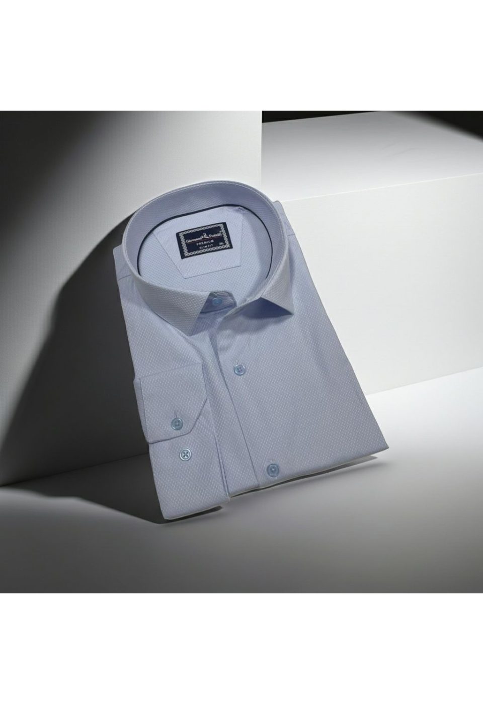 6091 BT CR JKR 003 Büyük Beden Slim Fit Uzun Kol Desenli Jakar Erkek Gömlek 4GMK316091003 - Giovanni Fratelli
