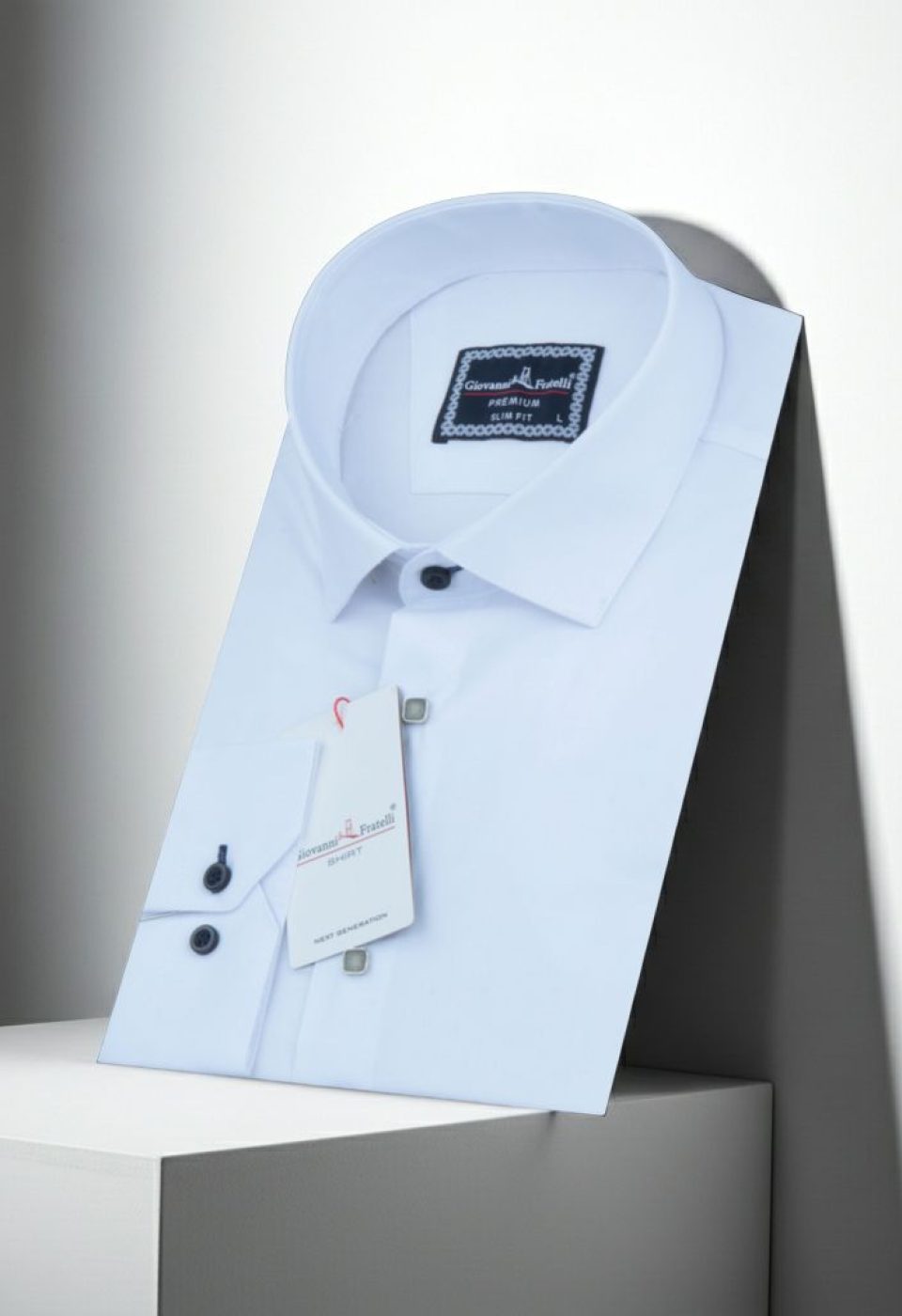 Beyaz Slim Fit Uzun Kol Düz Renk Merserize Erkek Gömlek 3GMK336095001 Beyaz Slim Fit Uzun Kol Düz Renk Merserize Erkek Gömlek 3GMK336095001