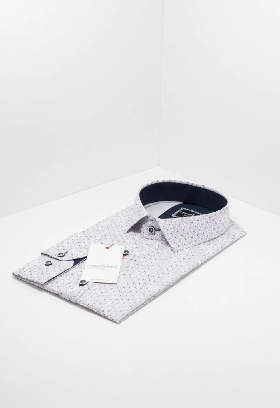 Slim Fit Uzun Kol Desenli Dijital Baskılı Erkek Gömlek 3GMK316108007 - Giovanni Fratelli