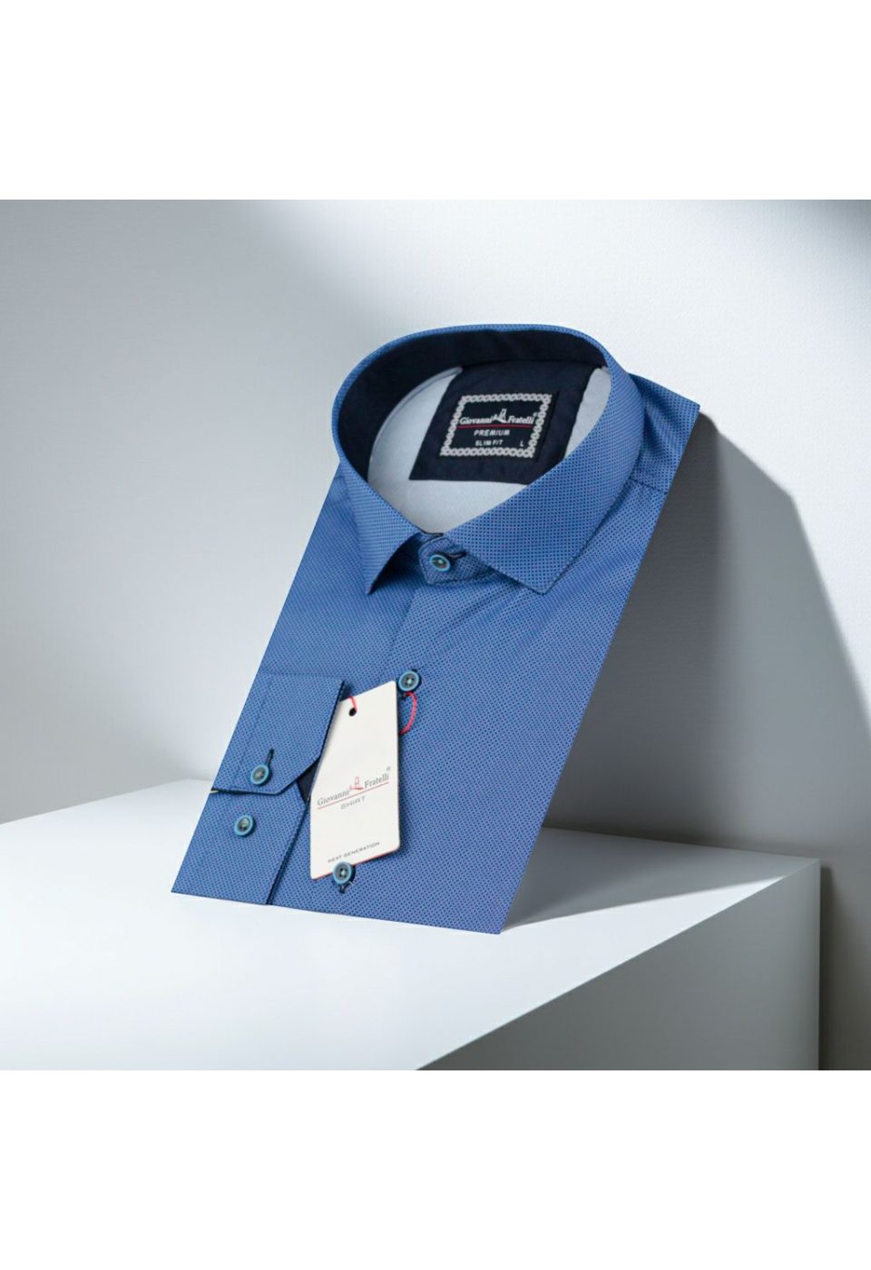 6108 CR DIGITAL 013 Slim Fit Uzun Kol Desenli Dijital Baskılı Erkek Gömlek 3GMK316108013 - Giovanni Fratelli