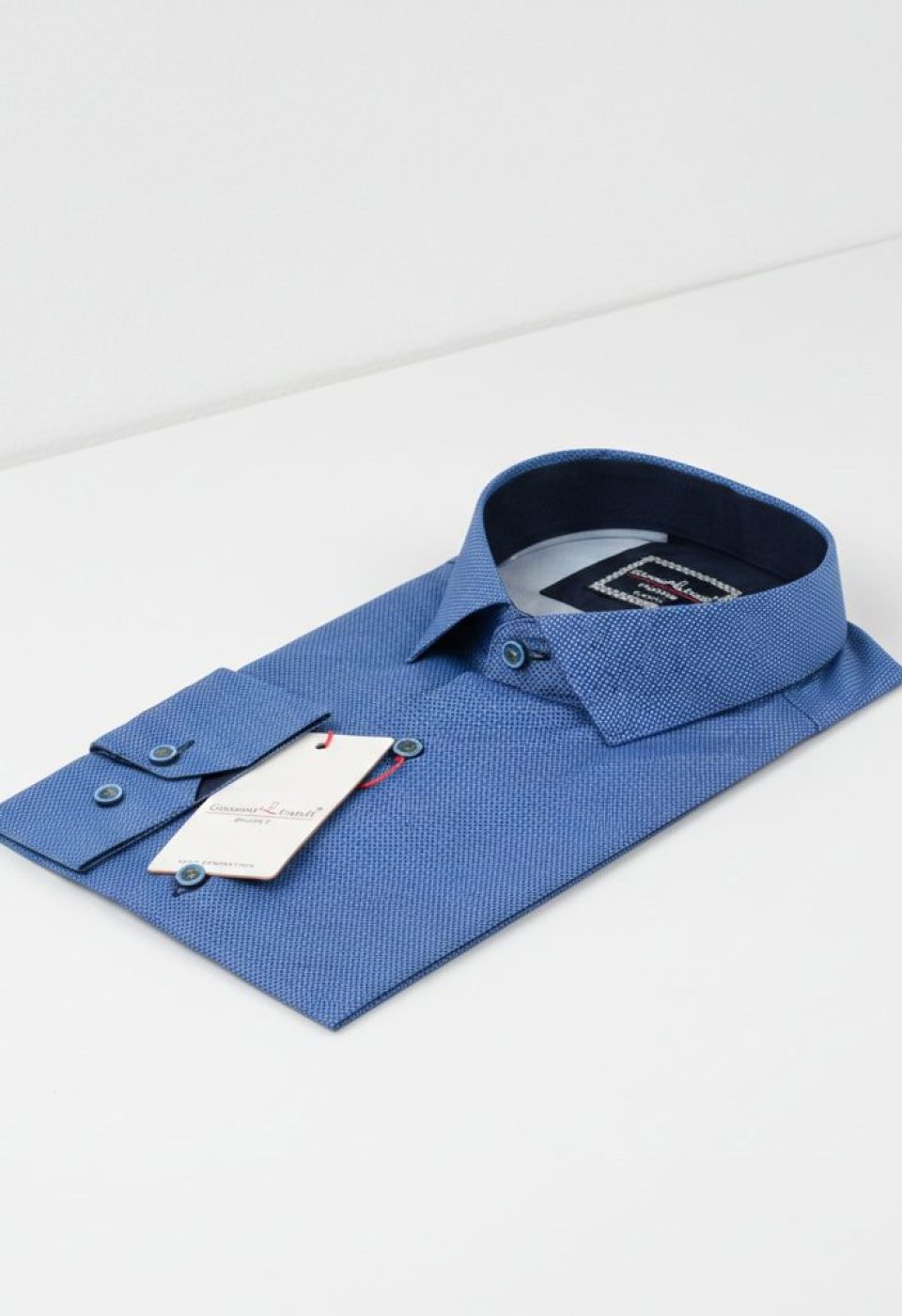 Slim Fit Uzun Kol Desenli Dijital Baskılı Erkek Gömlek 3GMK316108013