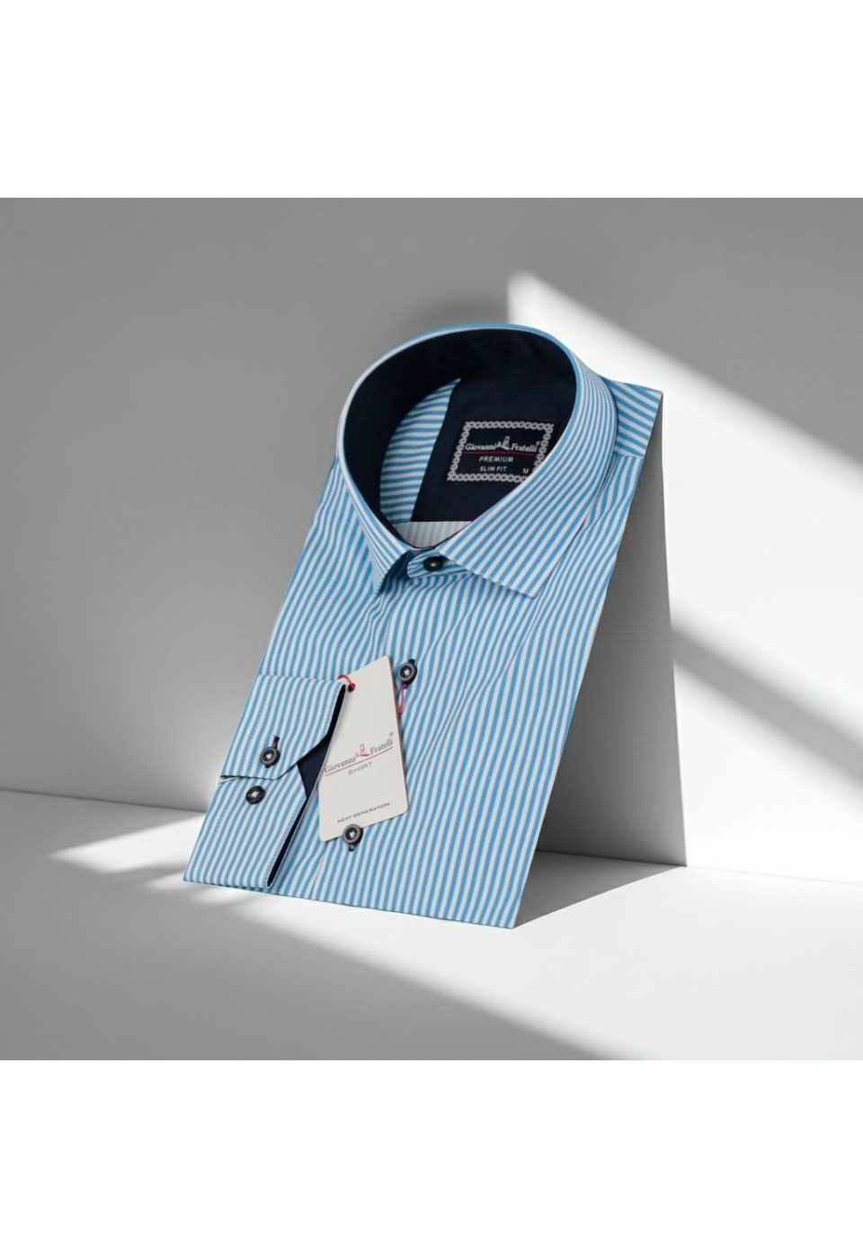 Slim Fit Uzun Kol Desenli Dijital Baskılı Erkek Gömlek 3GMK316112025 - Giovanni Fratelli