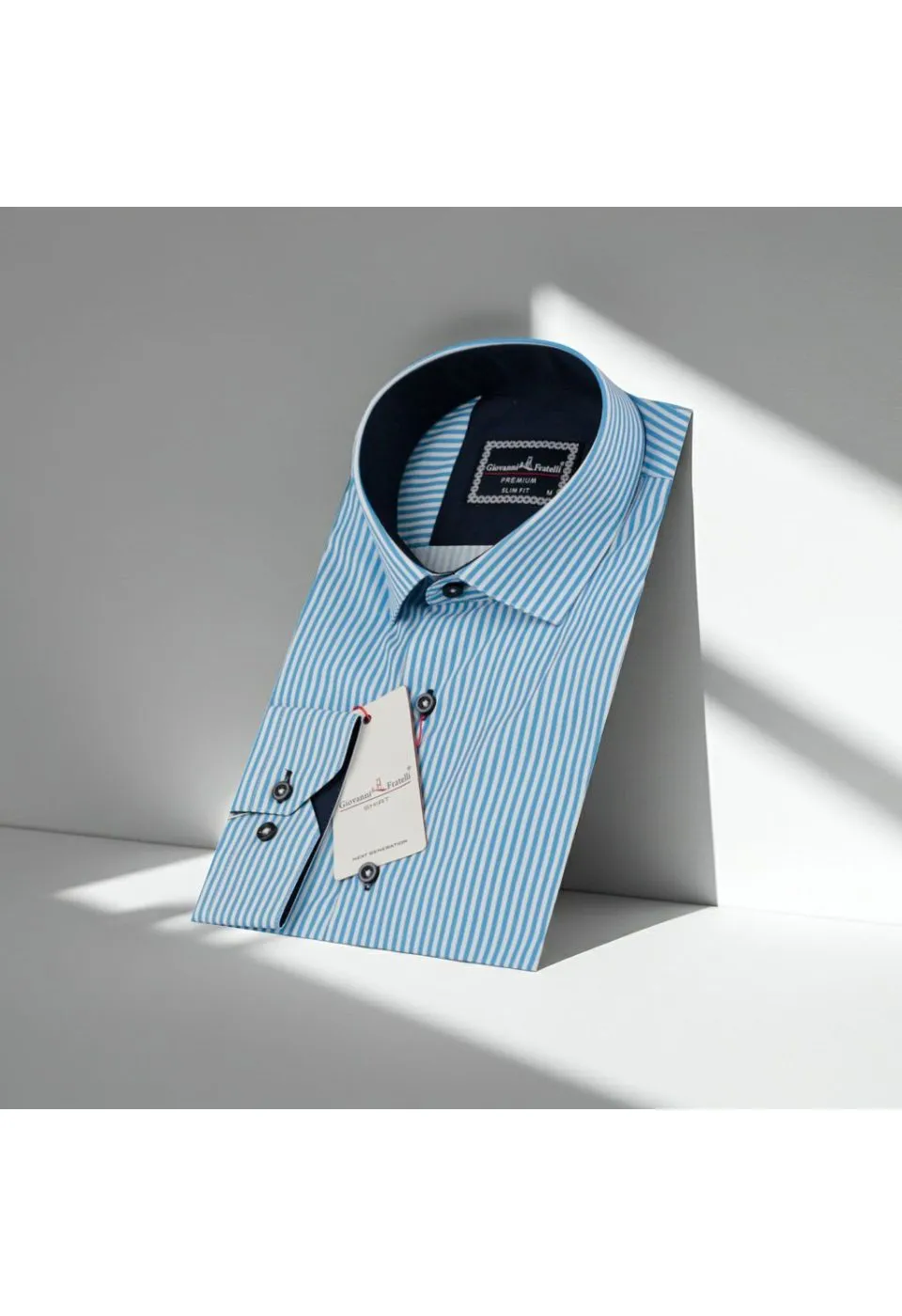 Slim Fit Uzun Kol Desenli Dijital Baskılı Erkek Gömlek 3GMK316112025 - Giovanni Fratelli