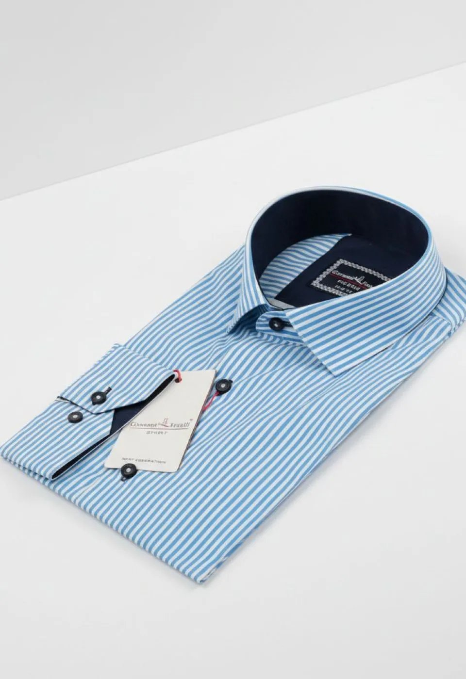 Slim Fit Uzun Kol Desenli Dijital Baskılı Erkek Gömlek 3GMK316112025 - Giovanni Fratelli