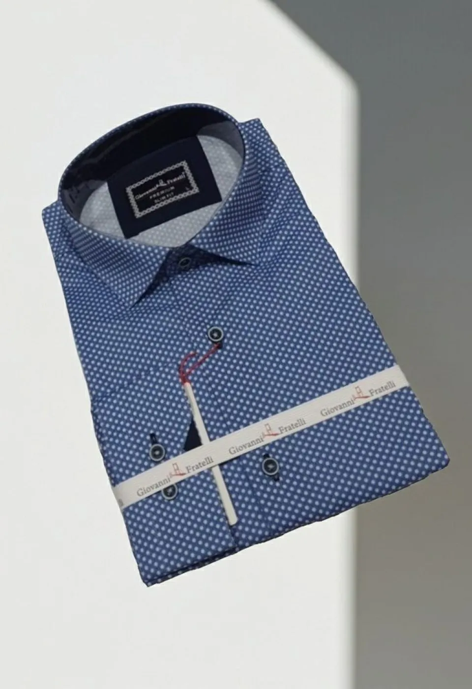 Slim Fit Uzun Kol Desenli Dijital Baskılı Erkek Gömlek 3GMK316113005