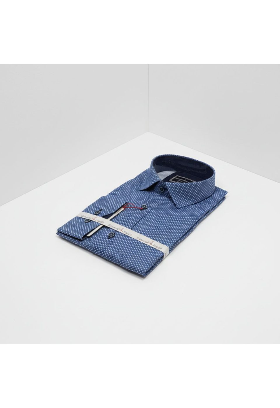 Slim Fit Uzun Kol Desenli Dijital Baskılı Erkek Gömlek 3GMK316113005 - Giovanni Fratelli