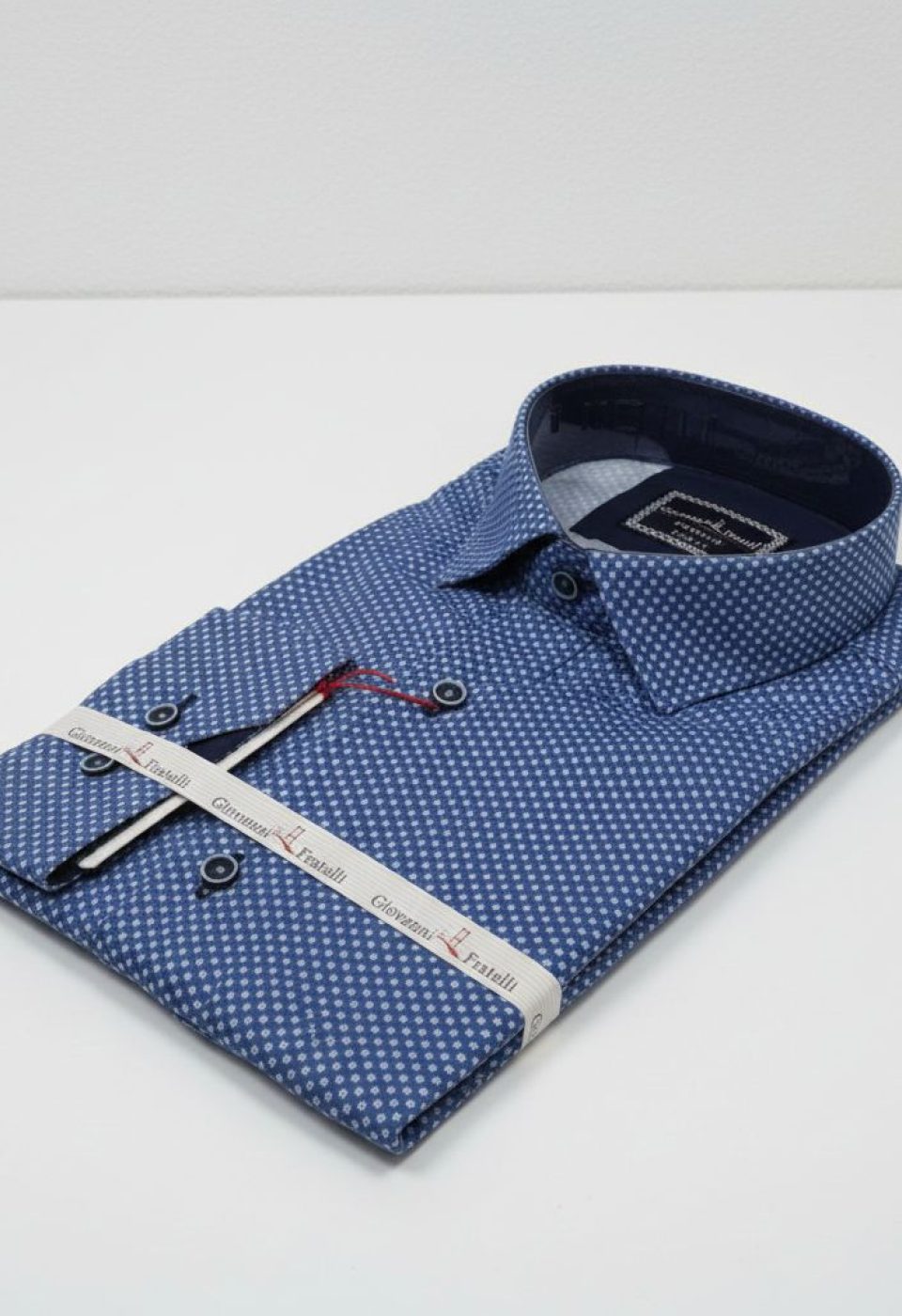Slim Fit Uzun Kol Desenli Dijital Baskılı Erkek Gömlek 3GMK316113005 - Giovanni Fratelli