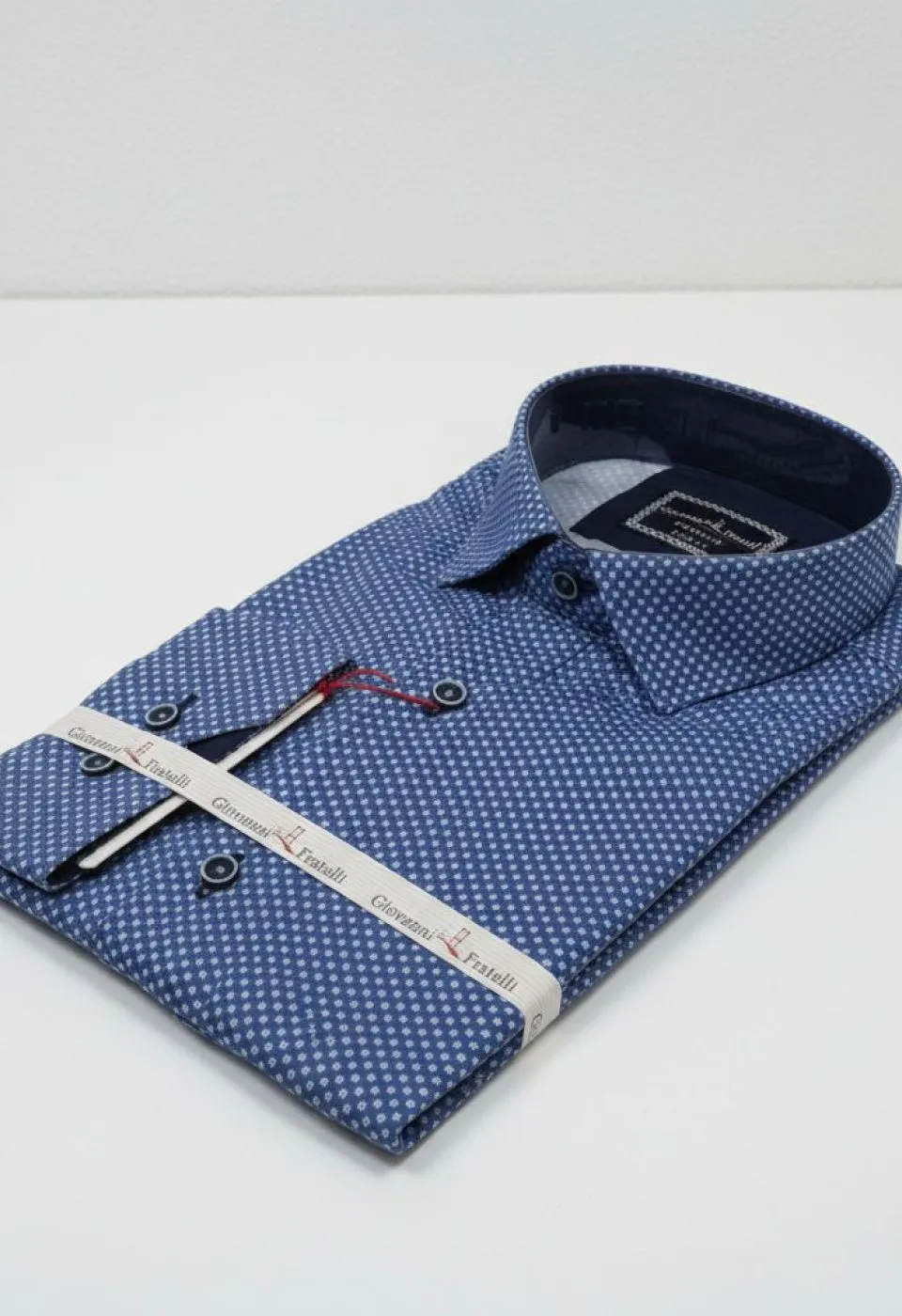 Slim Fit Uzun Kol Desenli Dijital Baskılı Erkek Gömlek 3GMK316113005 - Giovanni Fratelli