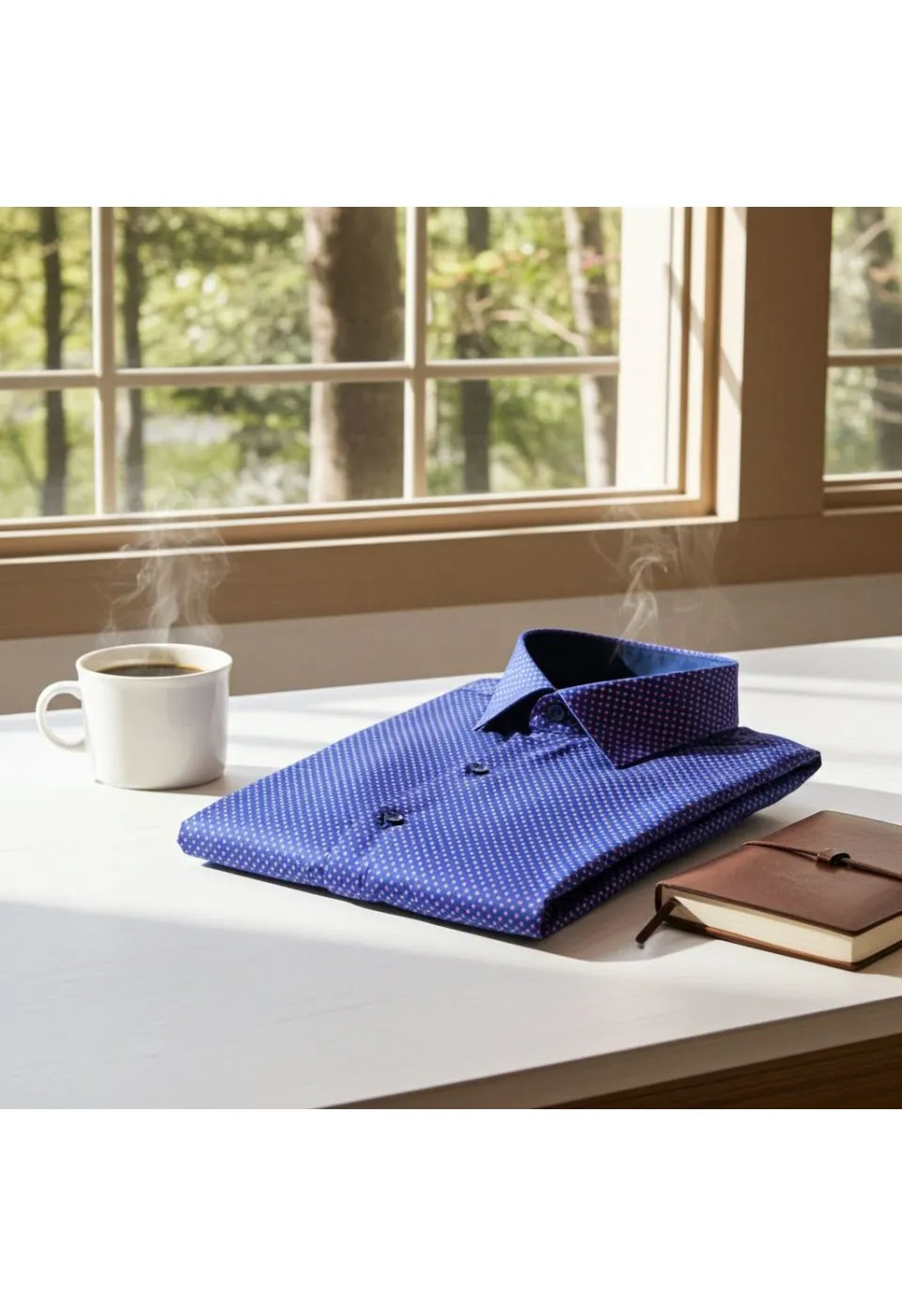 Slim Fit Uzun Kol Desenli Dijital Baskılı Erkek Gömlek 3GMK316113013 - Giovanni Fratelli