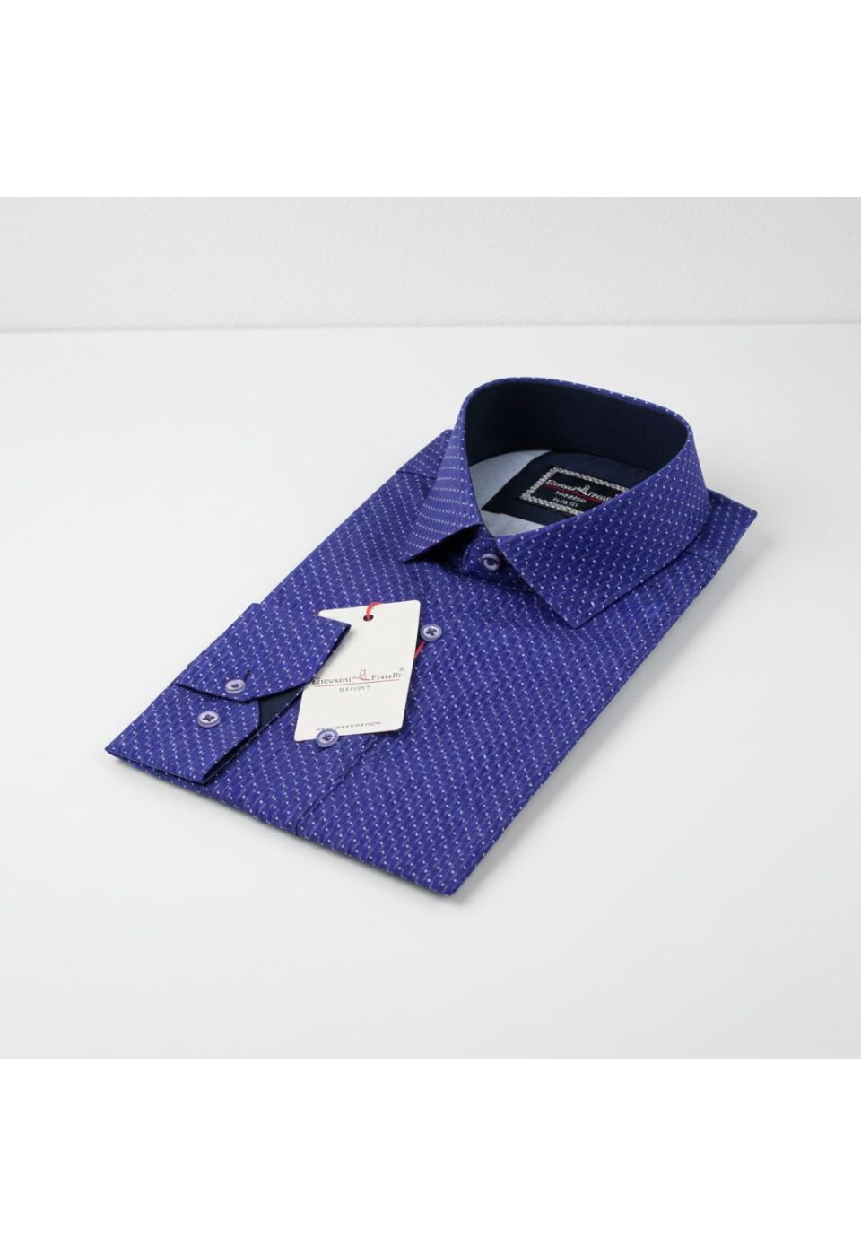 Slim Fit Uzun Kol Desenli Dijital Baskılı Erkek Gömlek 3GMK316113016 - Giovanni Fratelli