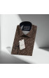 Slim Fit Uzun Kol Desenli Dijital Baskılı Erkek Gömlek 3GMK316114007