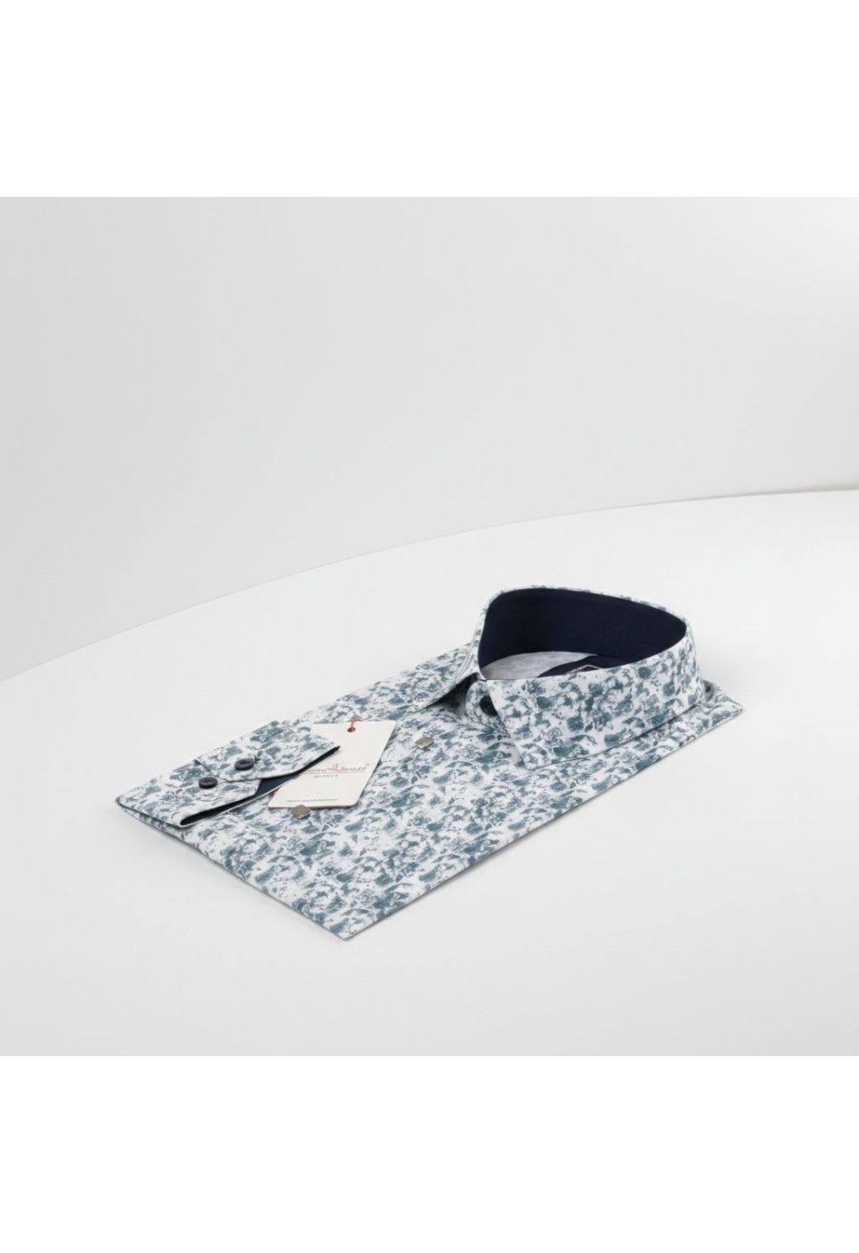Slim Fit Uzun Kol Desenli Dijital Baskılı Erkek Gömlek 3GMK316114022 - Giovanni Fratelli
