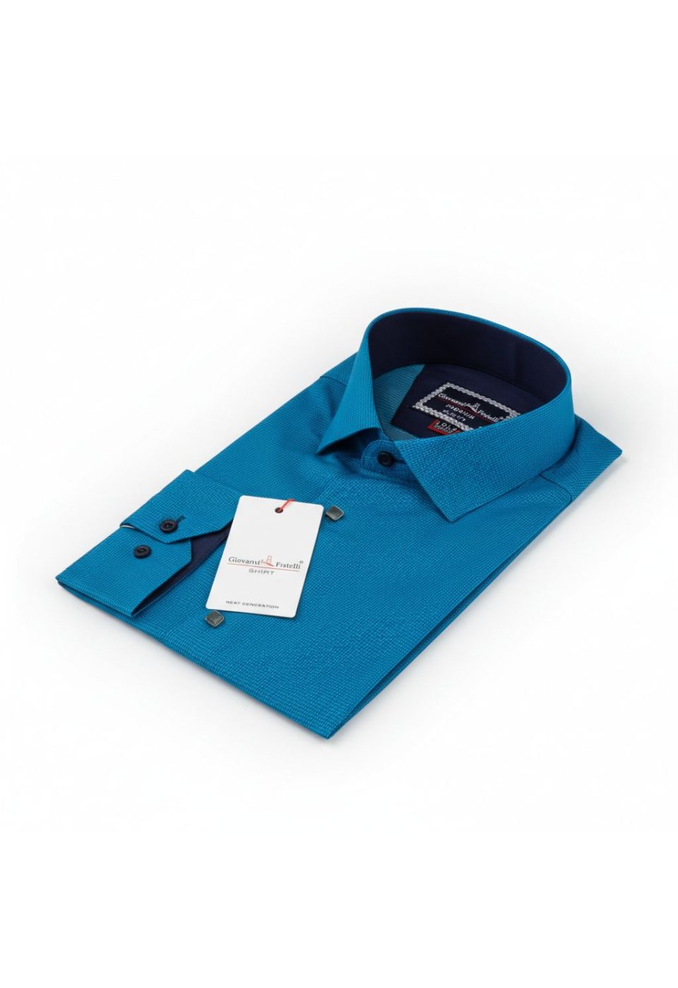 7005 CR 8 DROP 004 8 Drop Slim Fit Uzun Kol Desenli Erkek Gömlek 3GMK347005004 - Giovanni Fratelli