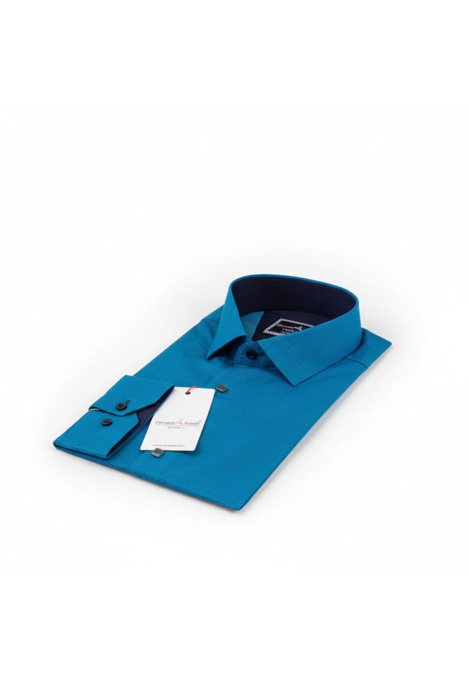 7005 CR 8 DROP 004 8 Drop Slim Fit Uzun Kol Desenli Erkek Gömlek 3GMK347005004 - Giovanni Fratelli