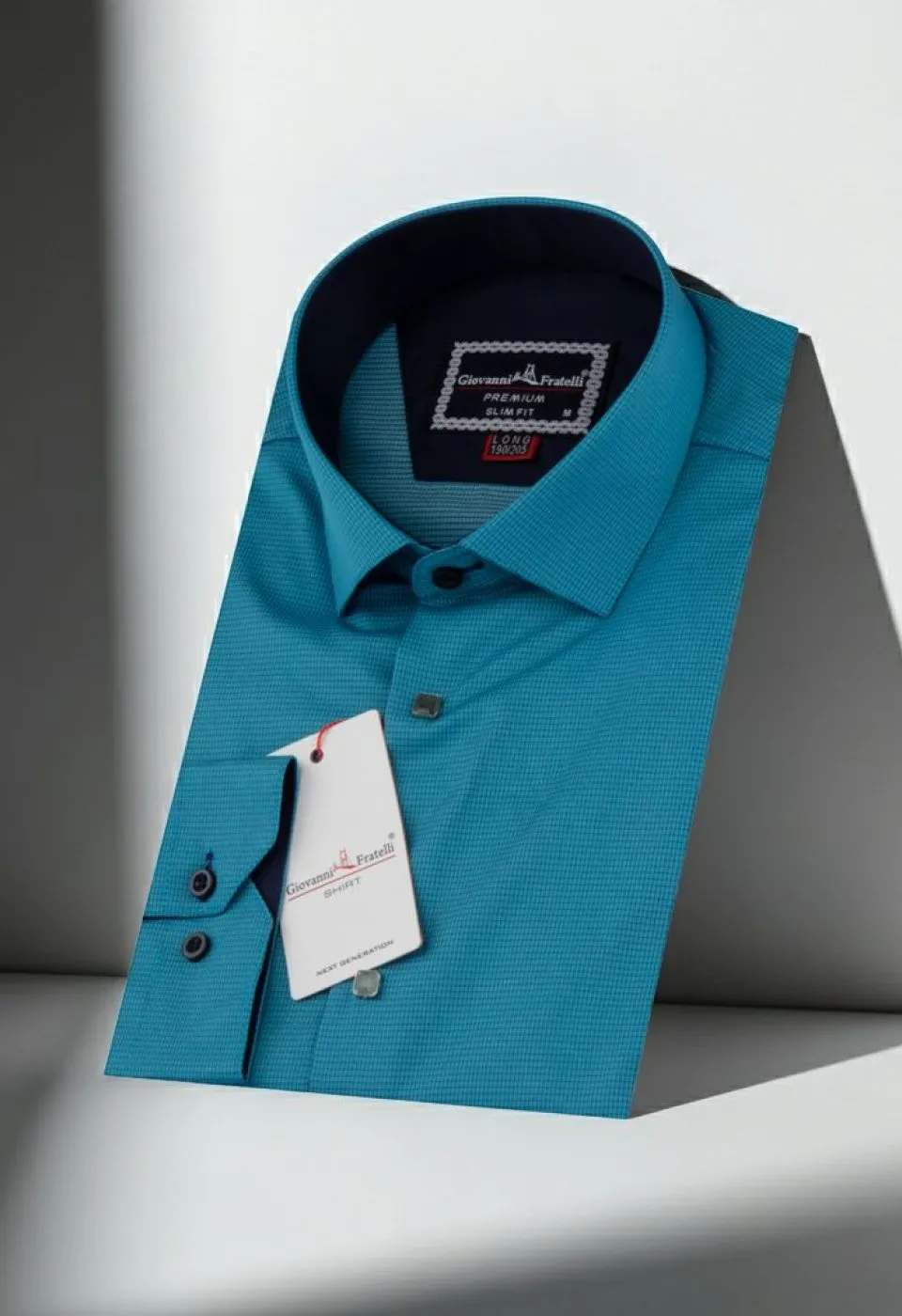 8 Drop Slim Fit Uzun Kol Desenli Erkek Gömlek 3GMK347005007 8 Drop Slim Fit Uzun Kol Desenli Erkek Gömlek 3GMK347005007