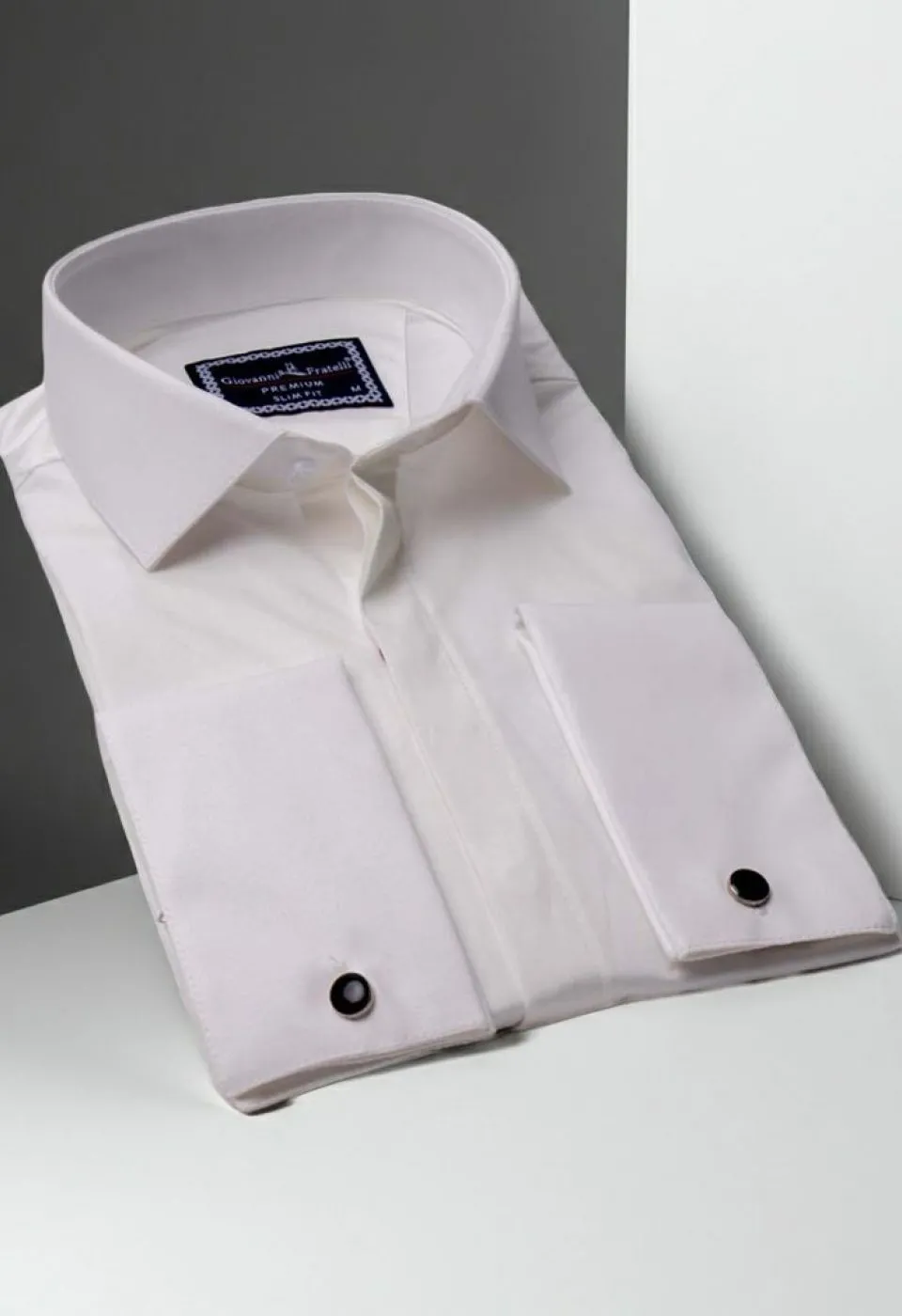 Slim Fit Kol Düğmeli Düz Renk Saten Erkek Gömlek 3GMK317020002 Slim Fit Kol Düğmeli Düz Renk Saten Erkek Gömlek 3GMK317020002