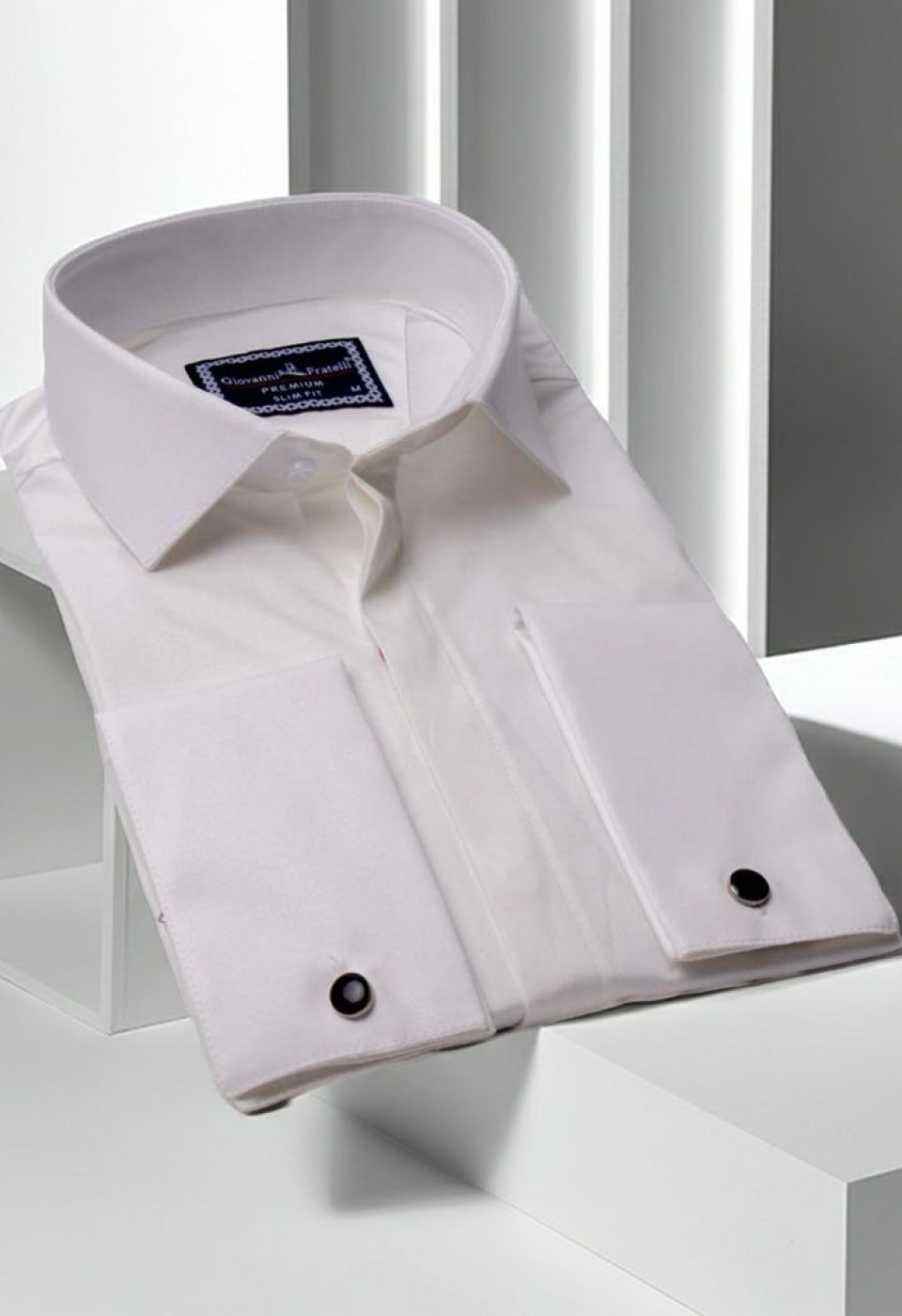 Slim Fit Kol Düğmeli Düz Renk Saten Erkek Gömlek 3GMK317020002
