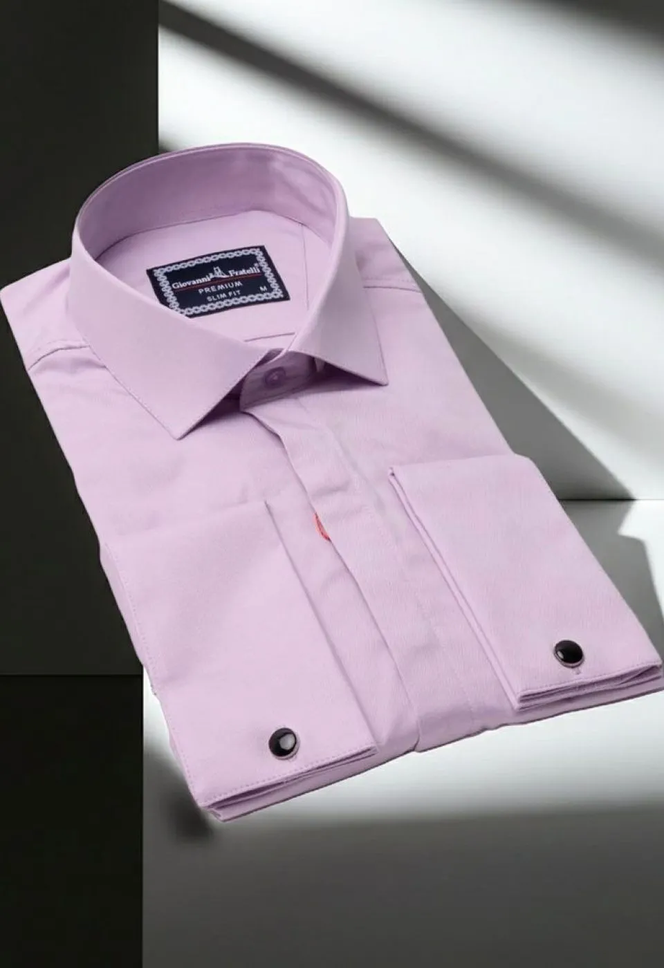 Slim Fit Kol Düğmeli Düz Renk Saten Erkek Gömlek 3GMK317020005 Slim Fit Kol Düğmeli Düz Renk Saten Erkek Gömlek 3GMK317020005