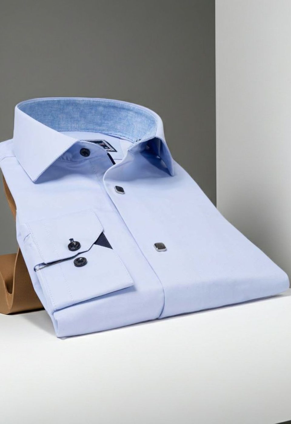 7037 CR SATIN 007 Slim Fit Uzun Kol Düz Renk Saten Erkek Gömlek 3GMK317037007 - Giovanni Fratelli