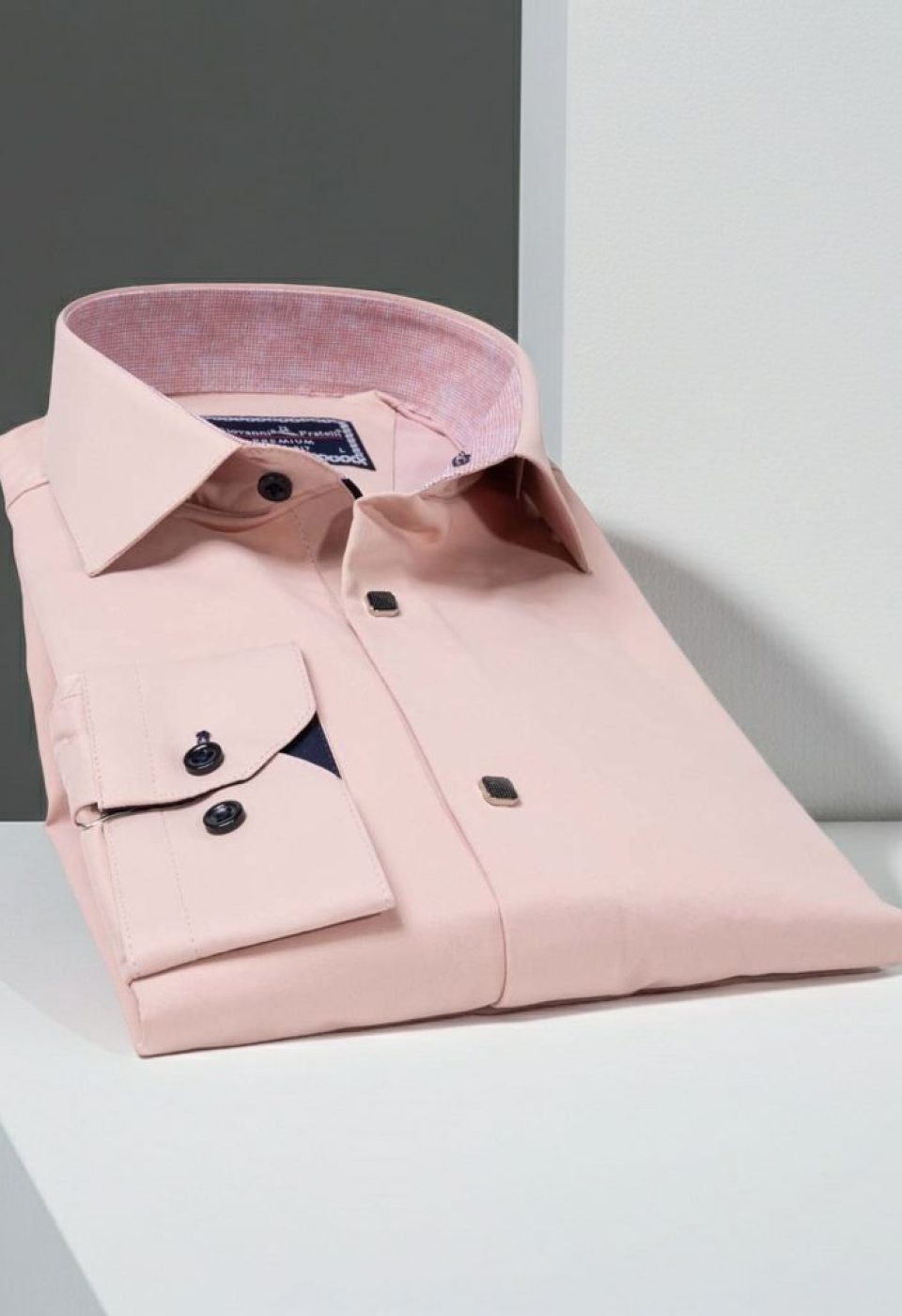 Slim Fit Uzun Kol Düz Renk Saten Erkek Gömlek 3GMK317037008