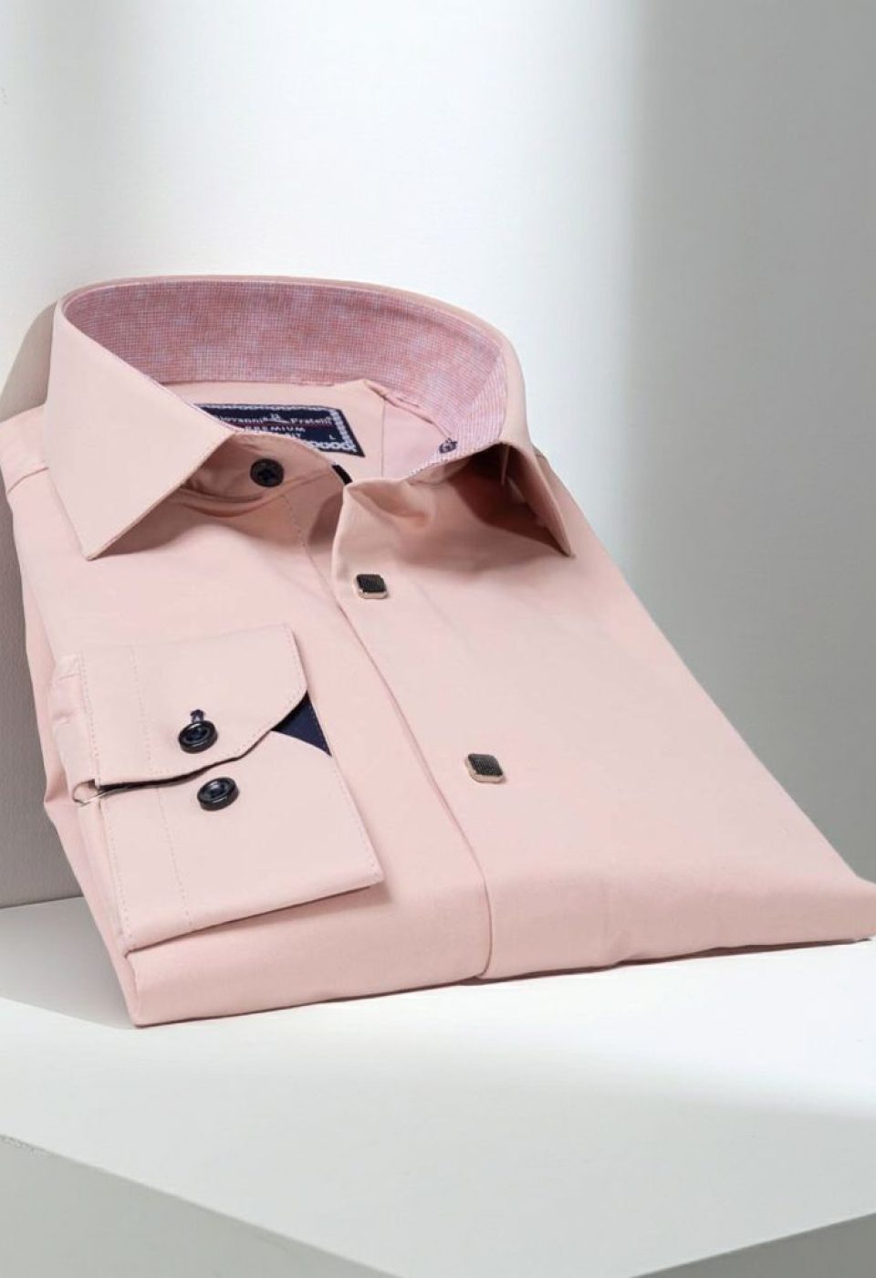 Slim Fit Uzun Kol Düz Renk Saten Erkek Gömlek 3GMK317037008