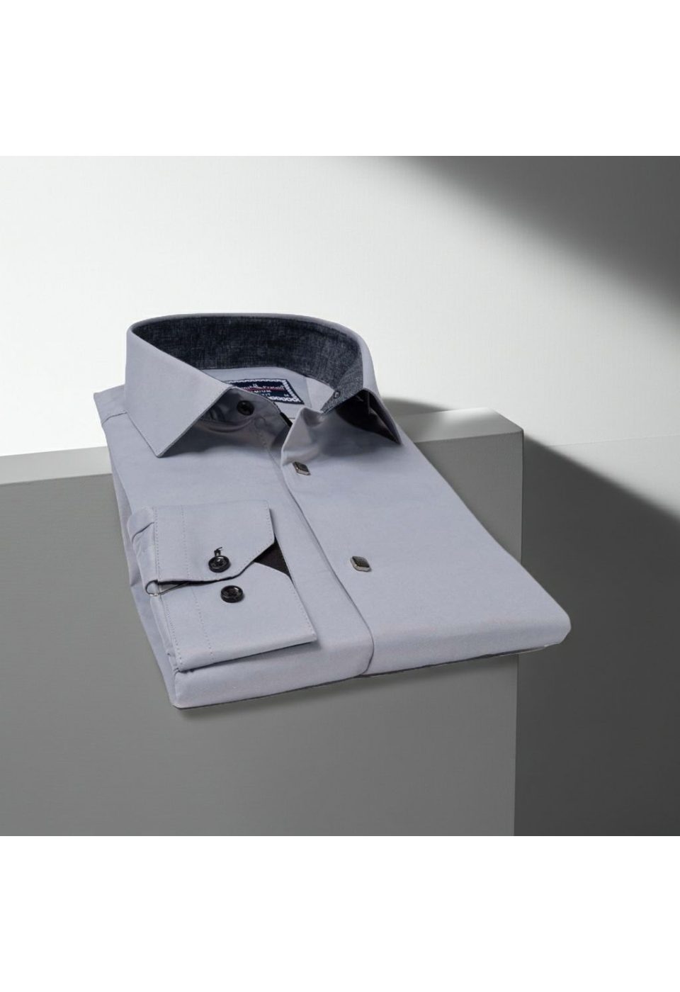 7037 CR SATIN 009 Slim Fit Uzun Kol Düz Renk Saten Erkek Gömlek 3GMK317037009 - Giovanni Fratelli
