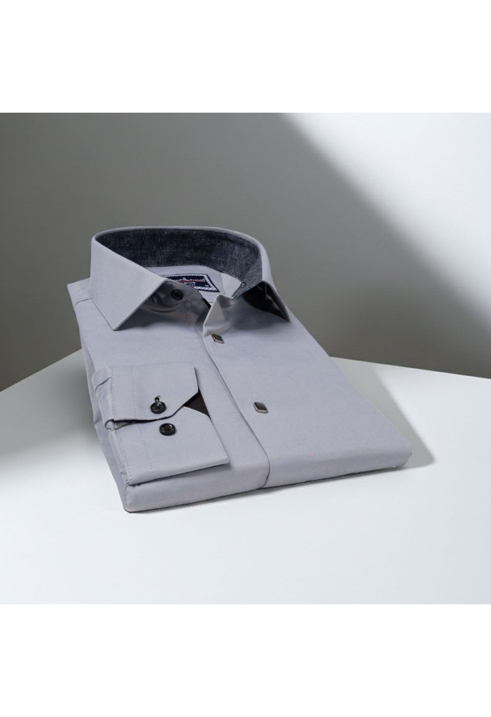 7037 CR SATIN 009 Slim Fit Uzun Kol Düz Renk Saten Erkek Gömlek 3GMK317037009 - Giovanni Fratelli