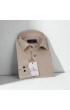 Slim Fit Uzun Kol Düz Renk Saten Erkek Gömlek 3GMK317037012 Slim Fit Uzun Kol Düz Renk Saten Erkek Gömlek 3GMK317037012
