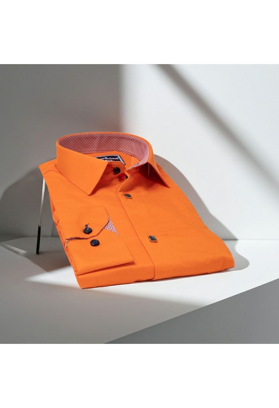 7037 CR SATIN 018 Slim Fit Uzun Kol Düz Renk Saten Erkek Gömlek 3GMK317037018 - Giovanni Fratelli