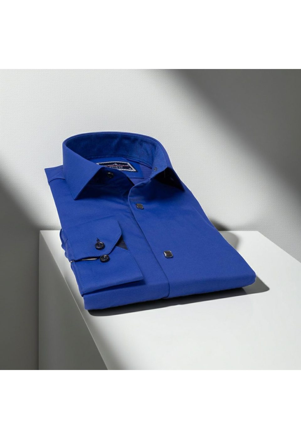 Slim Fit Uzun Kol Düz Renk Saten Erkek Gömlek 3GMK317037019 - Giovanni Fratelli