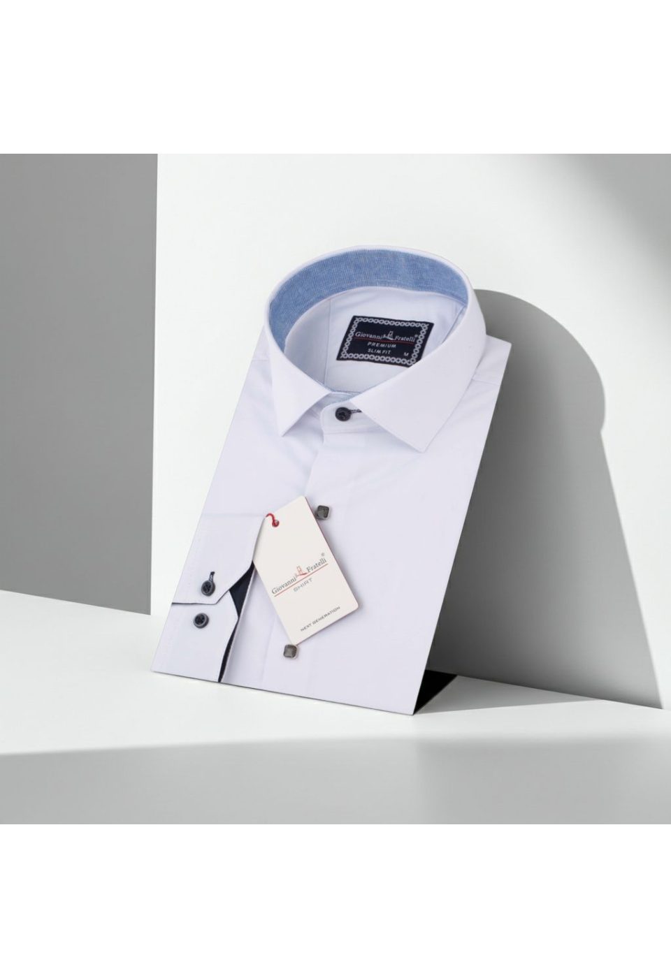 7037 CR SATIN A13 Slim Fit Uzun Kol Düz Renk Saten Erkek Gömlek 3GMK317037A13 - Giovanni Fratelli