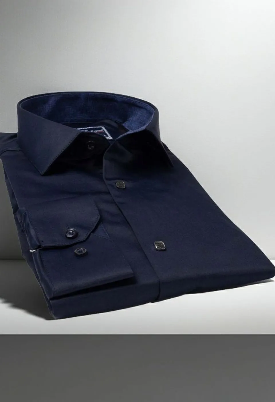 Slim Fit Uzun Kol Düz Renk Saten Erkek Gömlek 3GMK317037A15
