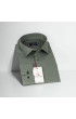Slim Fit Uzun Kol Düz Renk Saten Erkek Gömlek 3GMK317037A20 Slim Fit Uzun Kol Düz Renk Saten Erkek Gömlek 3GMK317037A20