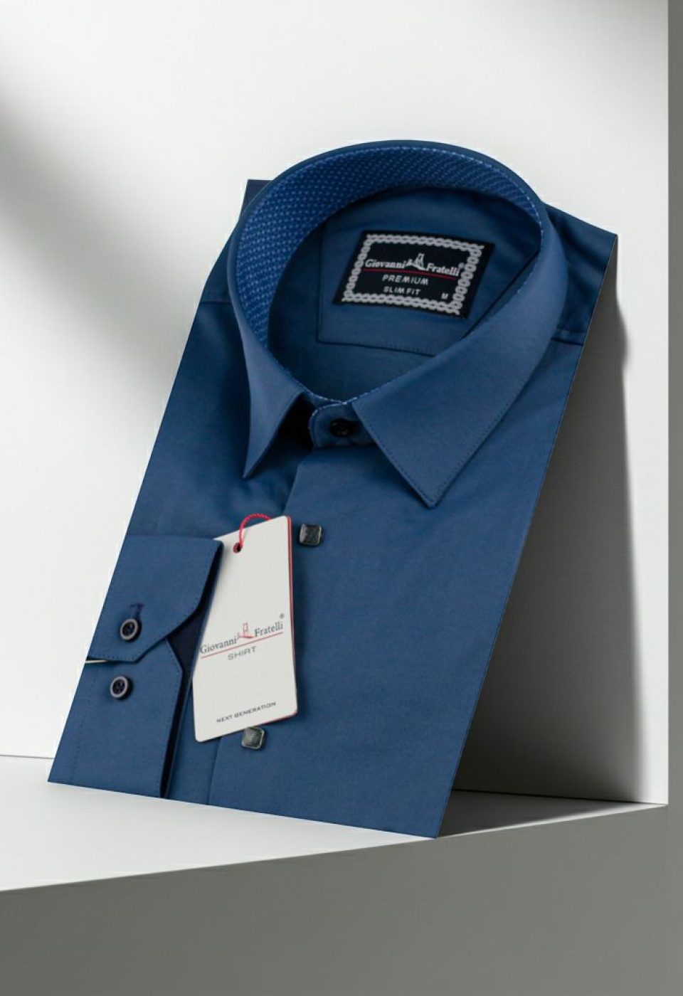 Slim Fit Uzun Kol Düz Renk Saten Erkek Gömlek 3GMK317037A34
