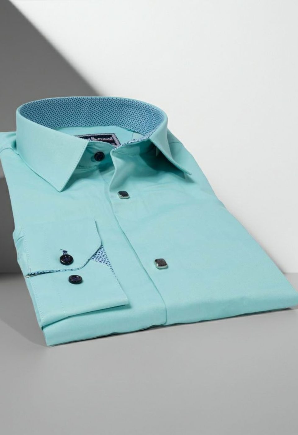Slim Fit Uzun Kol Düz Renk Saten Erkek Gömlek 3GMK317037A50