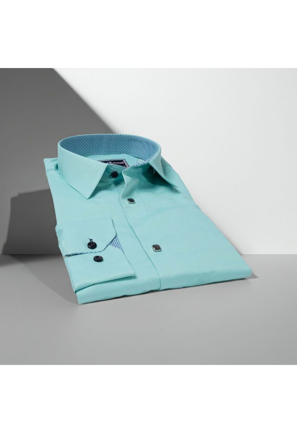 Slim Fit Uzun Kol Düz Renk Saten Erkek Gömlek 3GMK317037A50 - Giovanni Fratelli