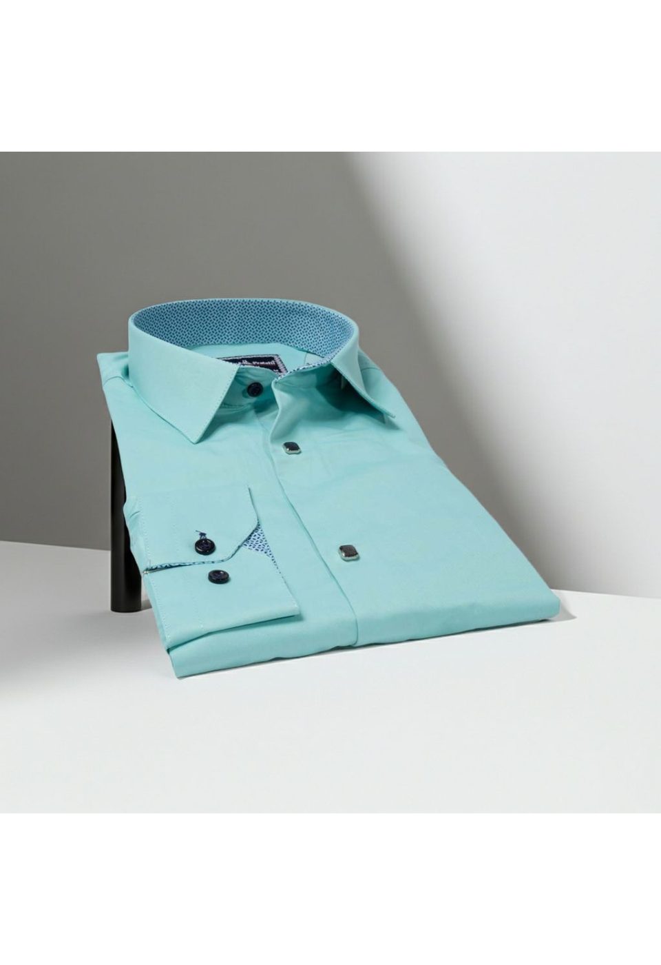 Slim Fit Uzun Kol Düz Renk Saten Erkek Gömlek 3GMK317037A50 - Giovanni Fratelli