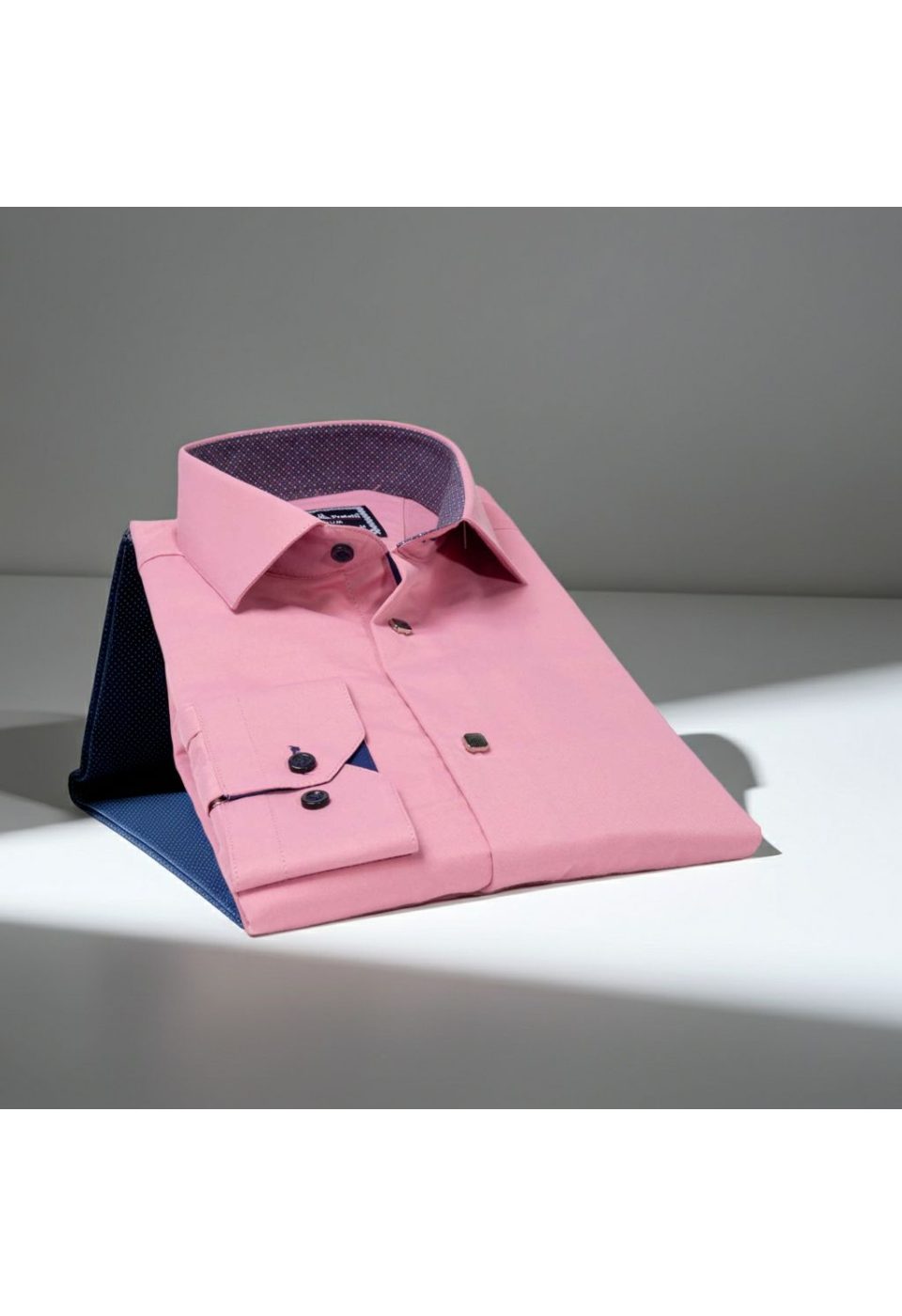 Slim Fit Uzun Kol Düz Renk Saten Erkek Gömlek 3GMK317037A57 - Giovanni Fratelli