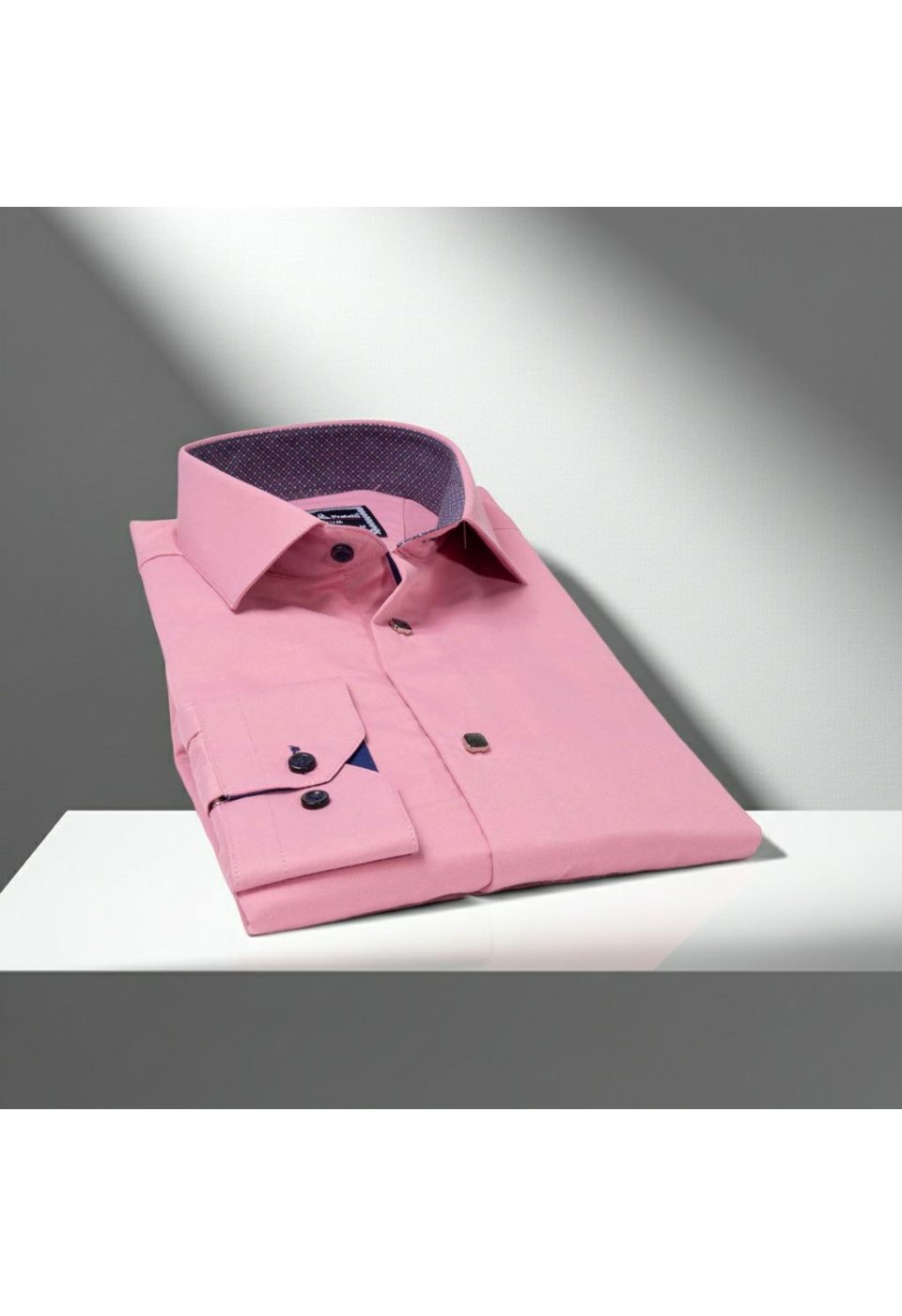Slim Fit Uzun Kol Düz Renk Saten Erkek Gömlek 3GMK317037A57 - Giovanni Fratelli