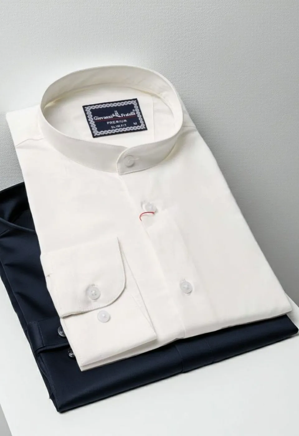 Slim Fit Uzun Kol Düz Renk Saten Hakim Yaka Erkek Gömlek 3GMK317039002