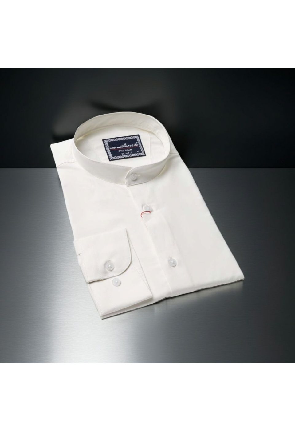 Slim Fit Uzun Kol Düz Renk Saten Hakim Yaka Erkek Gömlek 3GMK317039002 - Giovanni Fratelli