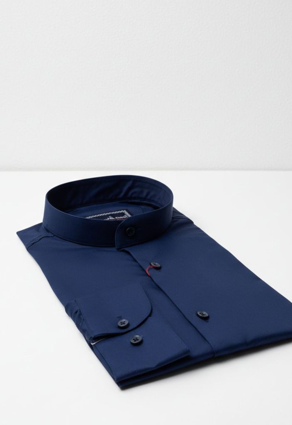 Slim Fit Uzun Kol Düz Renk Saten Hakim Yaka Erkek Gömlek 3GMK317039005 - Giovanni Fratelli