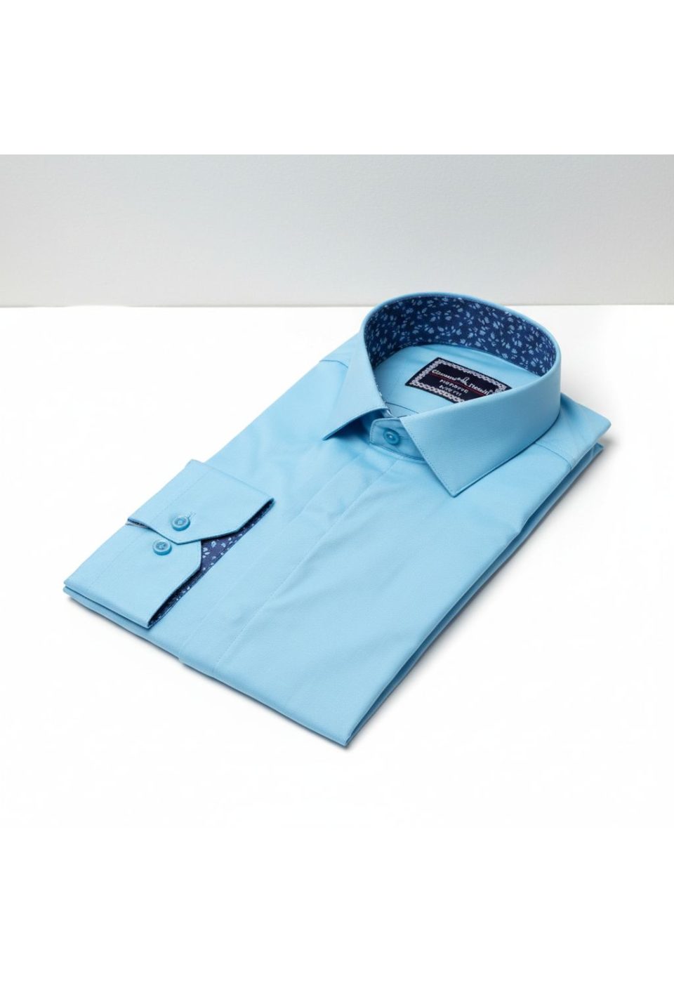 Slim Fit Uzun Kol Düz Renk Saten Erkek Gömlek 3GMK317044007 - Giovanni Fratelli