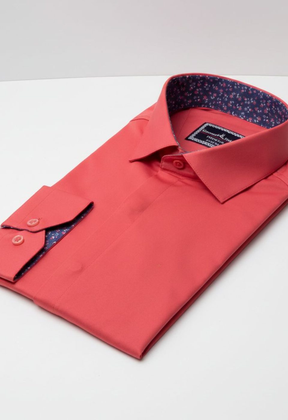 Slim Fit Uzun Kol Düz Renk Saten Erkek Gömlek 3GMK317044010 - Giovanni Fratelli