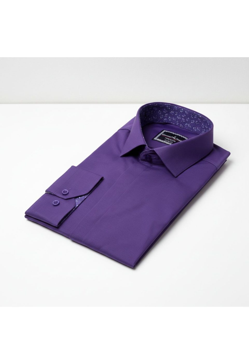 7044 CR SATIN 014 Slim Fit Uzun Kol Düz Renk Saten Erkek Gömlek 3GMK317044014 - Giovanni Fratelli