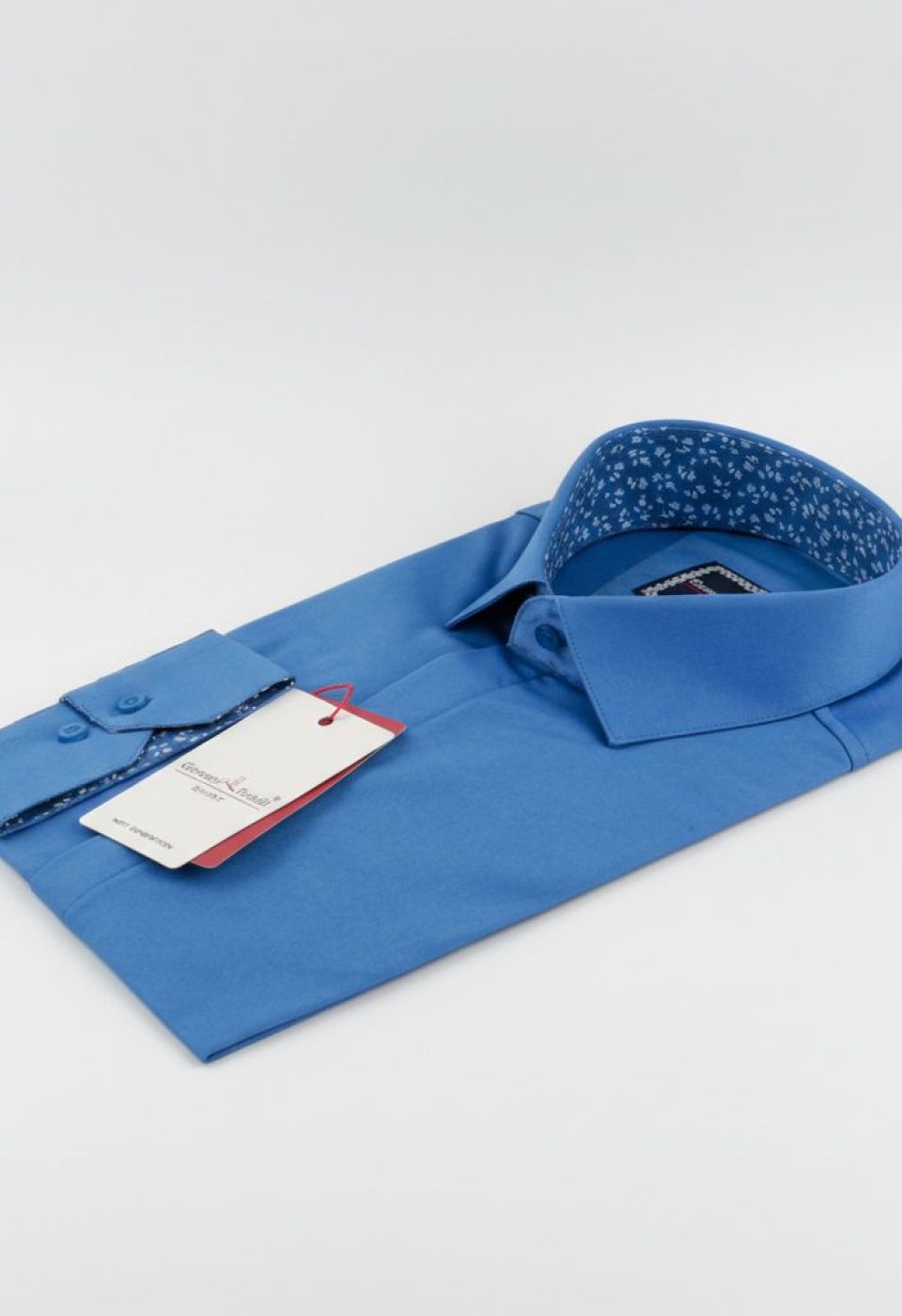Slim Fit Uzun Kol Düz Renk Saten Erkek Gömlek 3GMK317044017 Slim Fit Uzun Kol Düz Renk Saten Erkek Gömlek 3GMK317044017