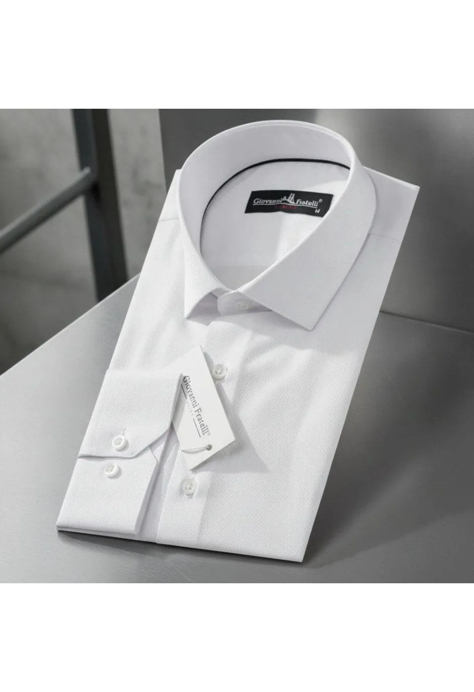 Slim Fit Uzun Kol Desenli Jakar Erkek Gömlek 0101 CR 001 - Giovanni Fratelli