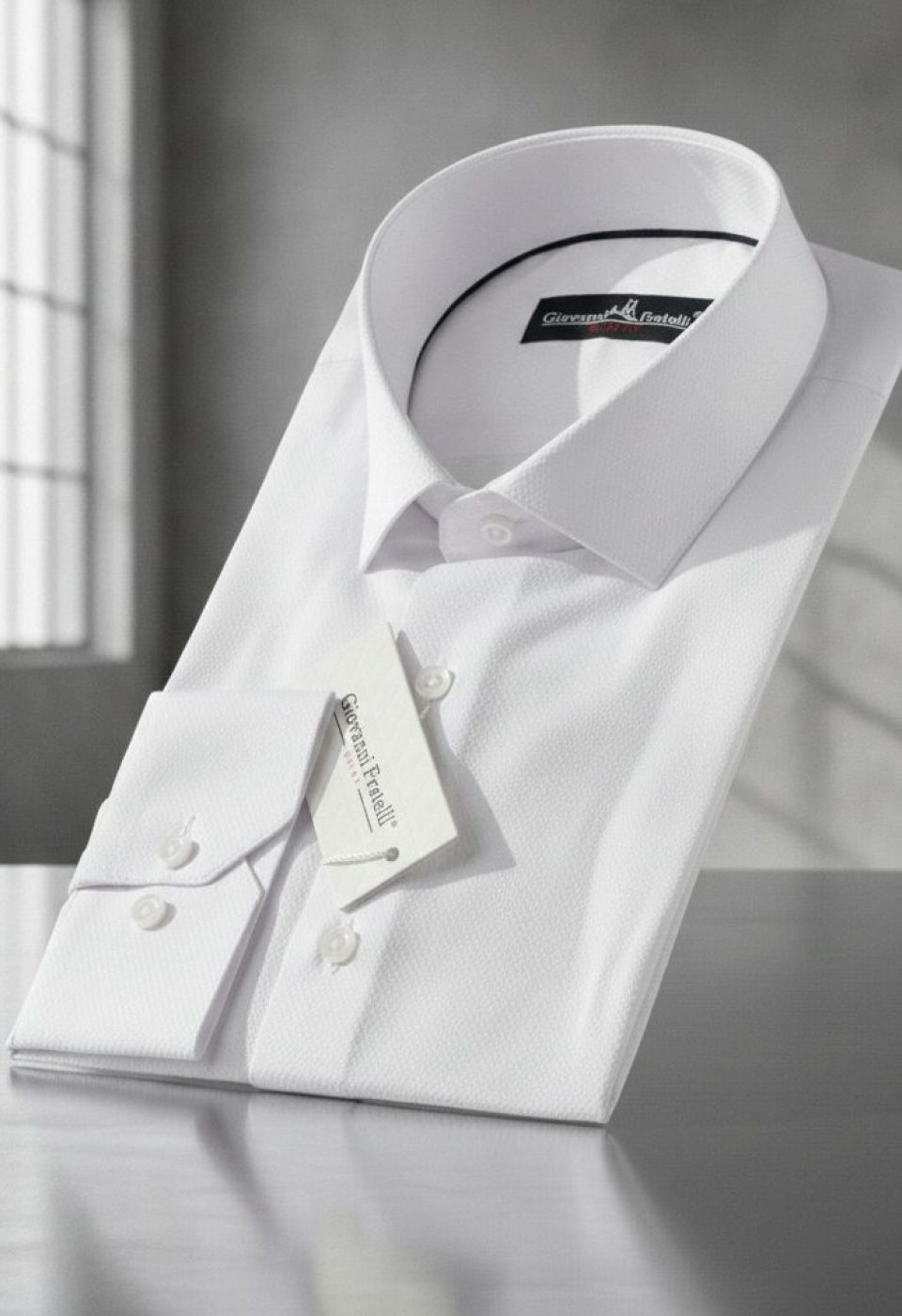 Slim Fit Uzun Kol Desenli Jakar Erkek Gömlek 0101 CR 001